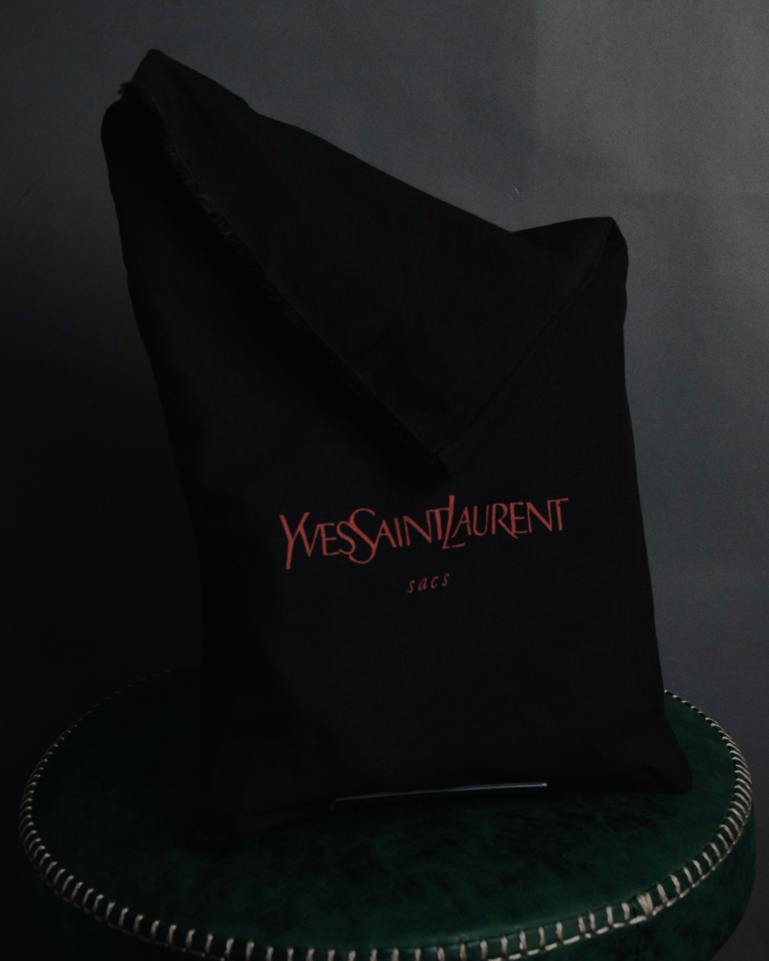 "Yves Saint Laurent" 80’s-90’s Astrakhan-flap envelope shoulder bag