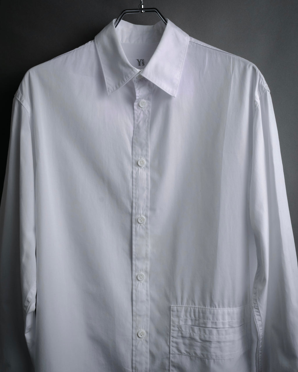 “Y’s” 2020SS Patch pocket long shirt