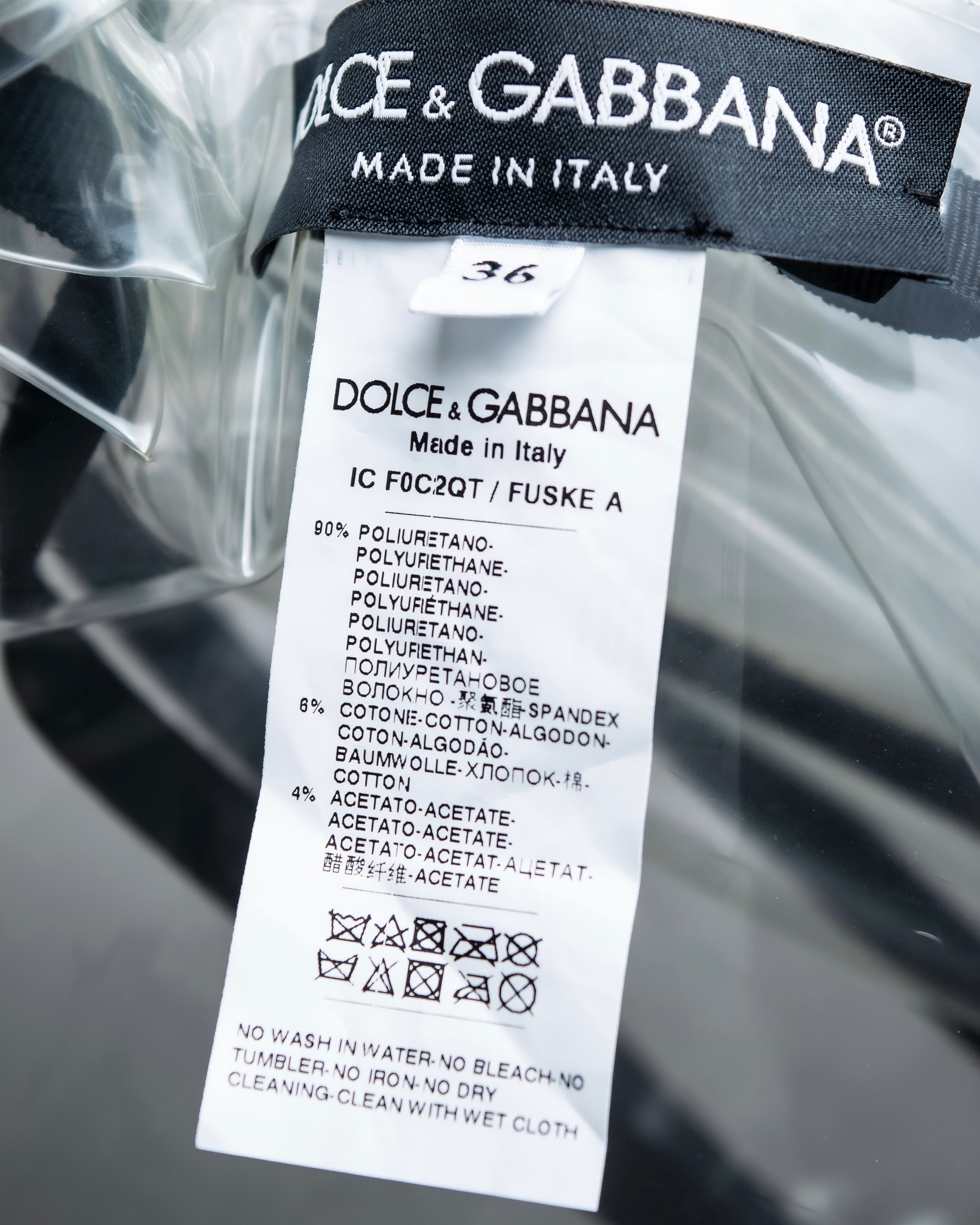 "DOLCE &amp; GABBANA" 23SS PVC material oversize trench coat