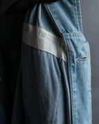 "COMOLI" Flap pocket design oversized denim jacket