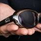 "GUCCI" engraved oval sunglasses