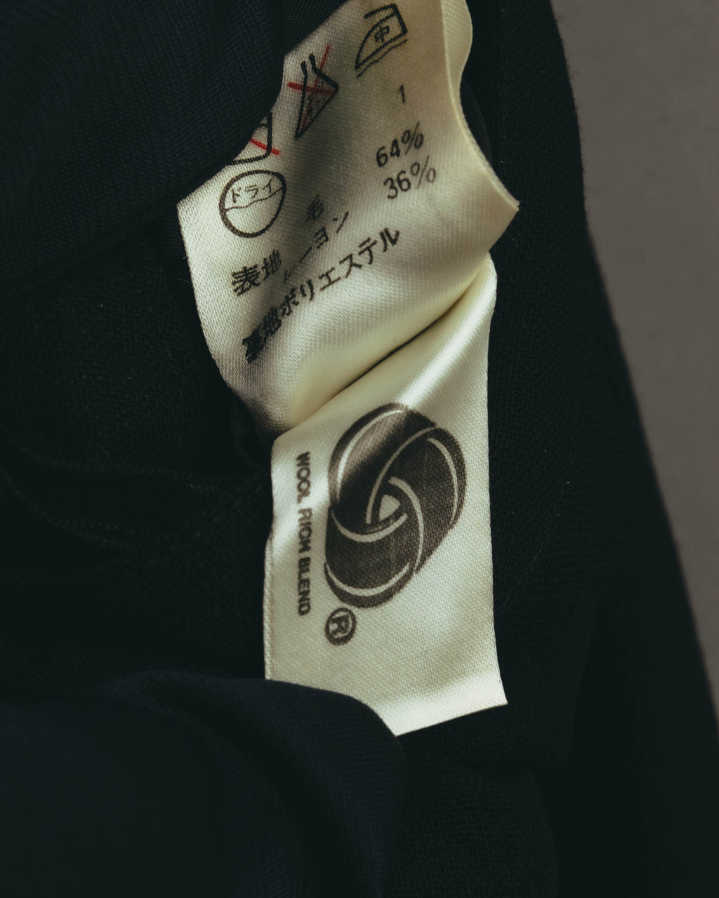 "VALENTINO GARAVANI" 90's-00's Sheer side striped wide trousers