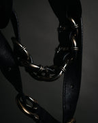 –SPECIAL– "Salvatore Ferragamo"
00’s Gancini ring-gathered nappa 2way bag