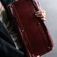 "Cartier" Horizontal design Bordeaux color boston bag