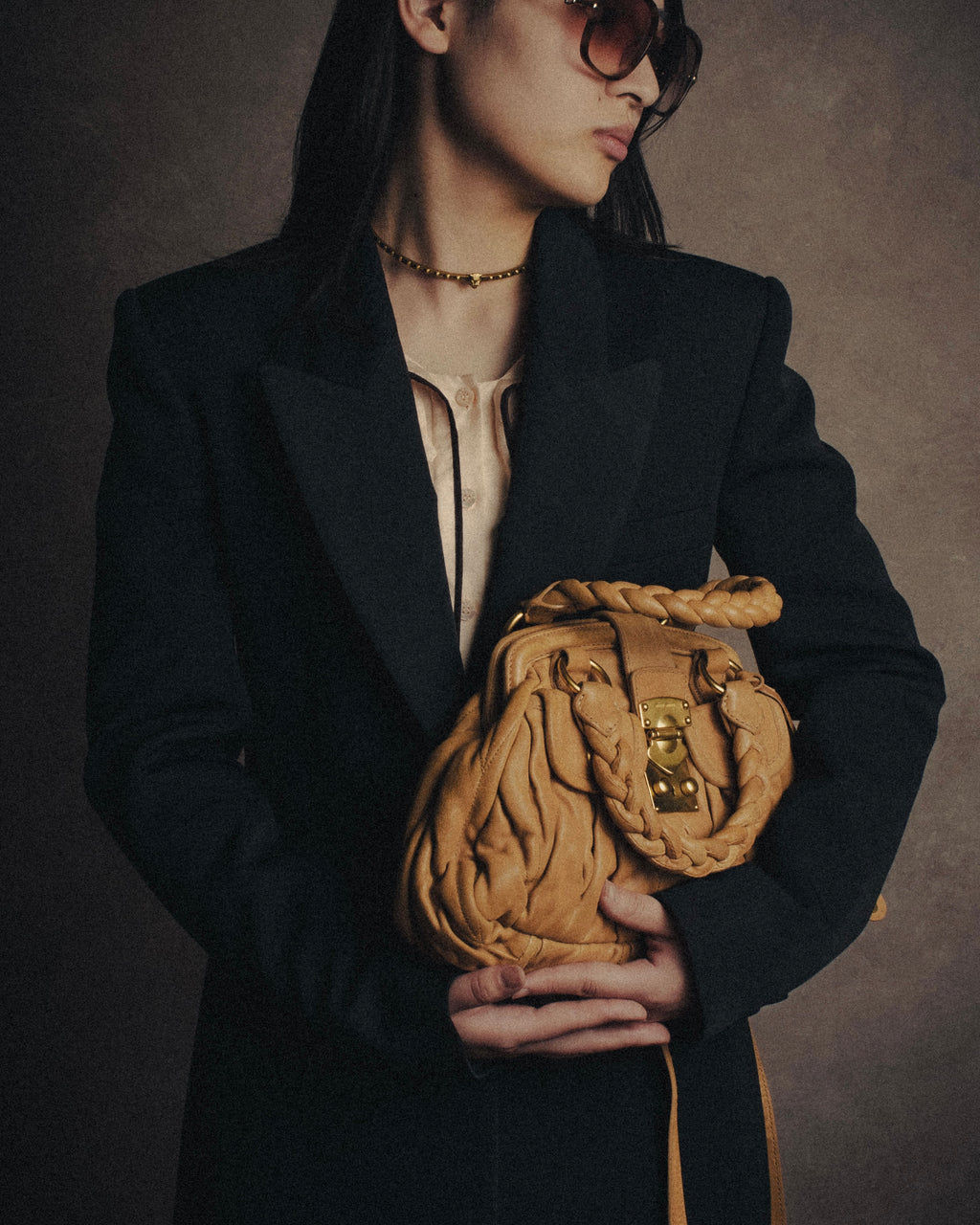 –SPECIAL– “miu miu” 2000’s braided matelasse doctor bag