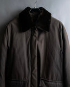 "Weekend Max Mara" Fur collar front zipper blouson