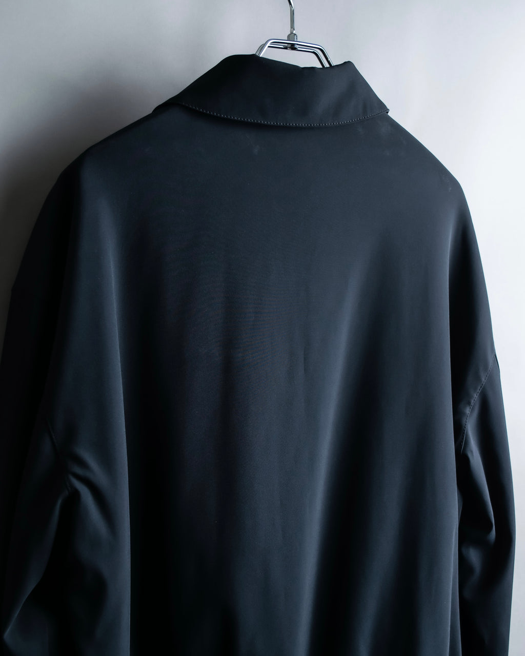 "ARMANI" Minimal design stand up collar blouson