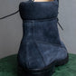 Vintage lace up design suede ankle boots