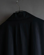 "Christian Dior" Straight line draping silk chester coat