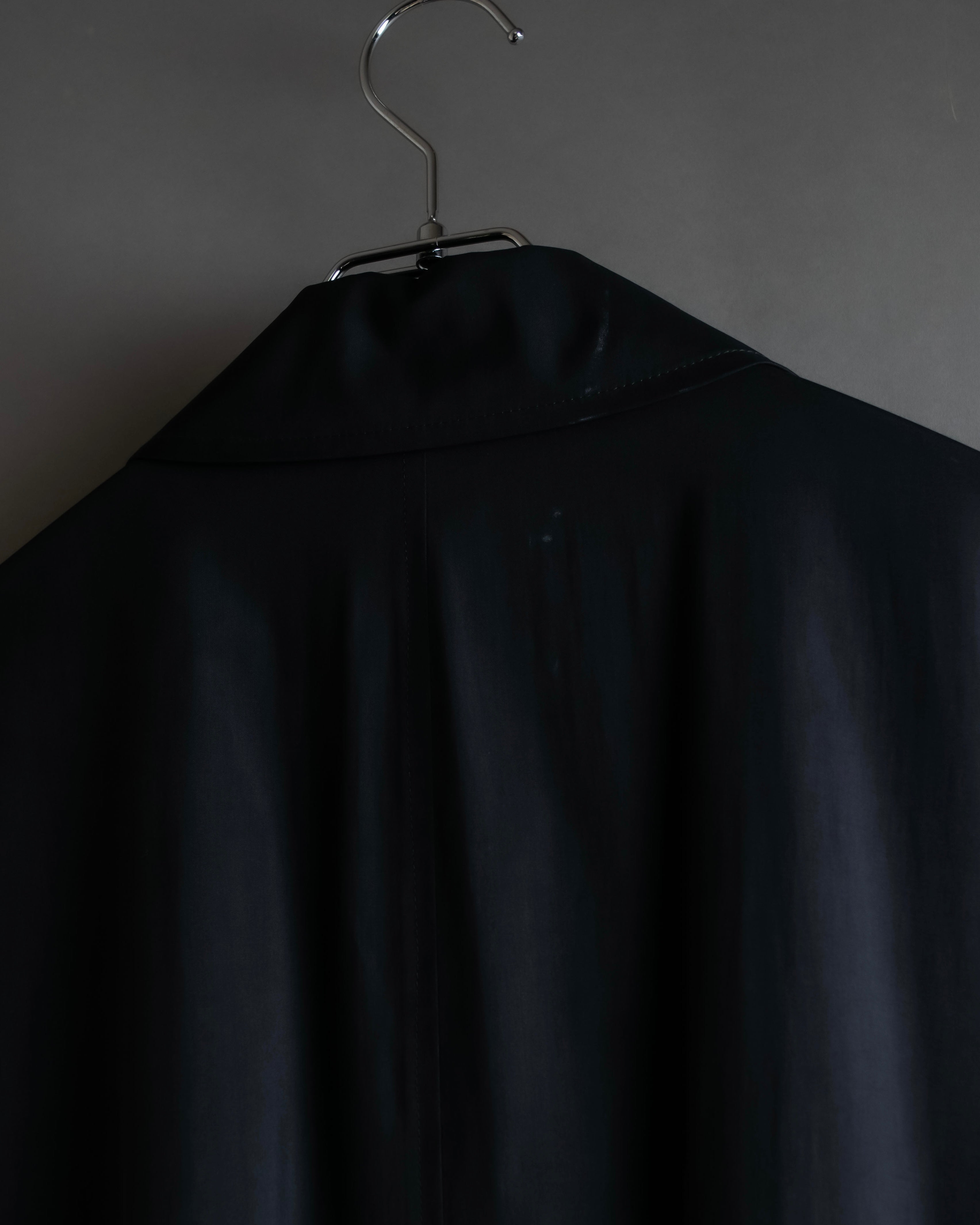 "Christian Dior" Straight line draping silk chester coat