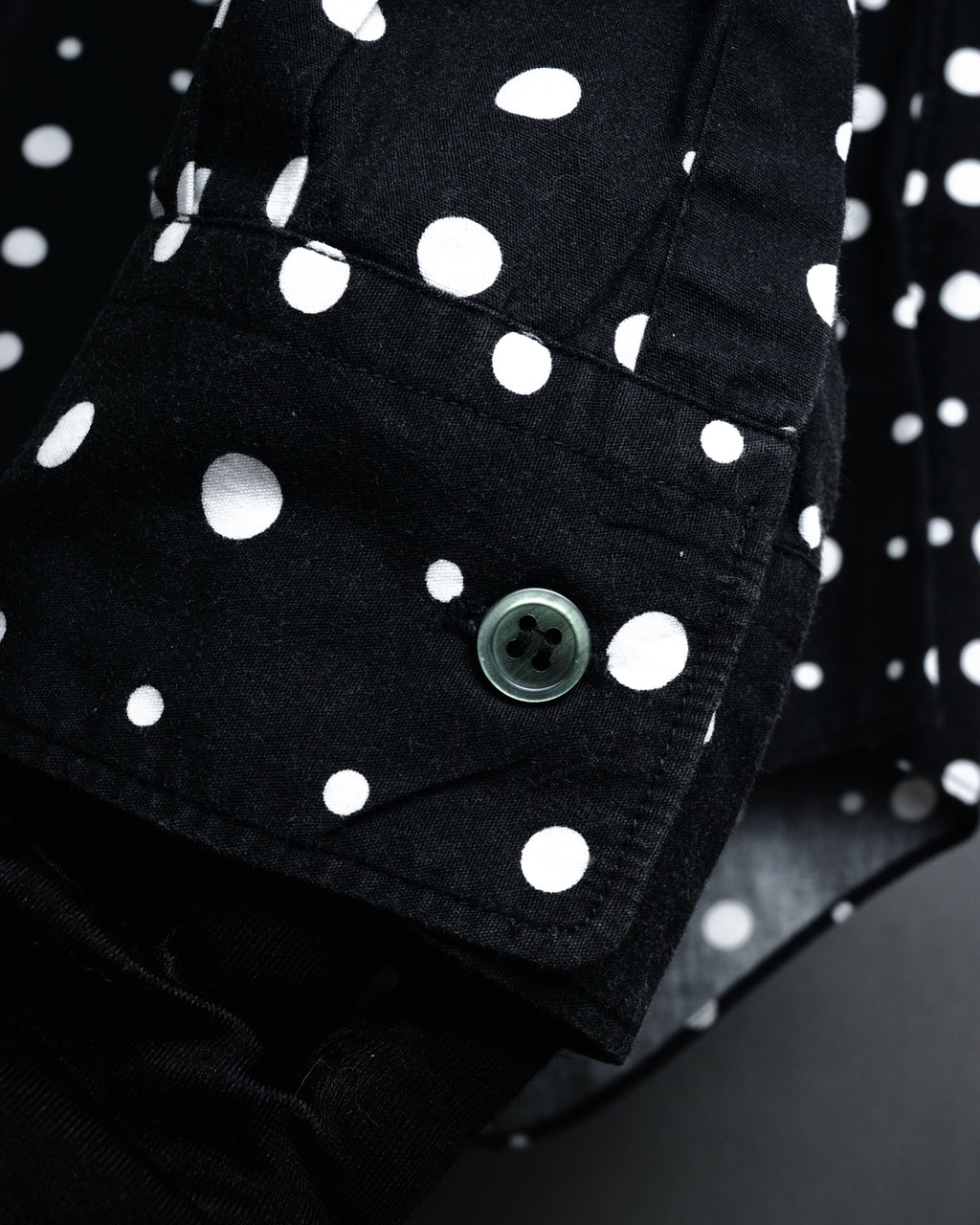 “COMME des GARÇONS” 2010SS Graphic polka dot cotton shirt