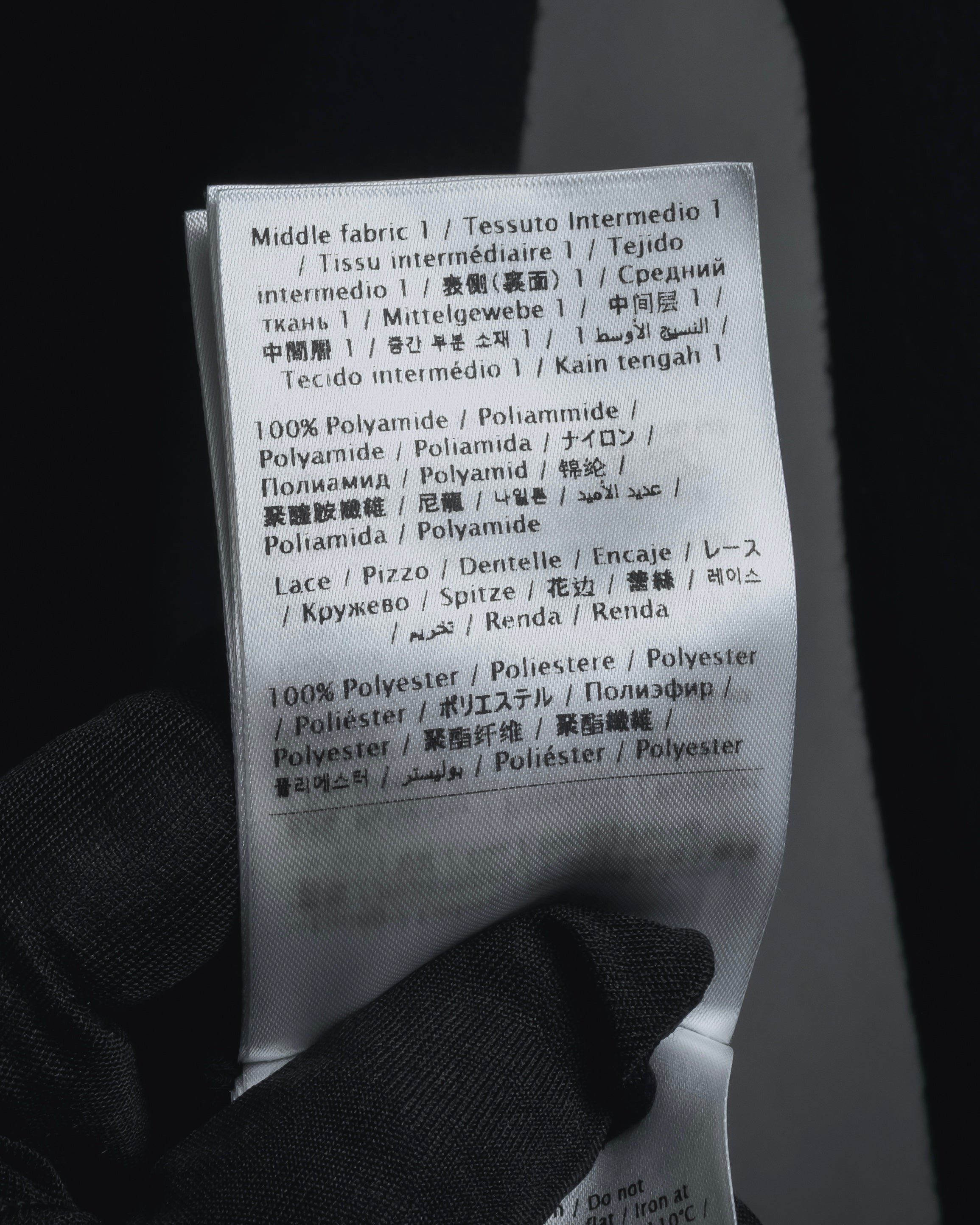 "RED VALENTINO" Lace bib knit tunic dress