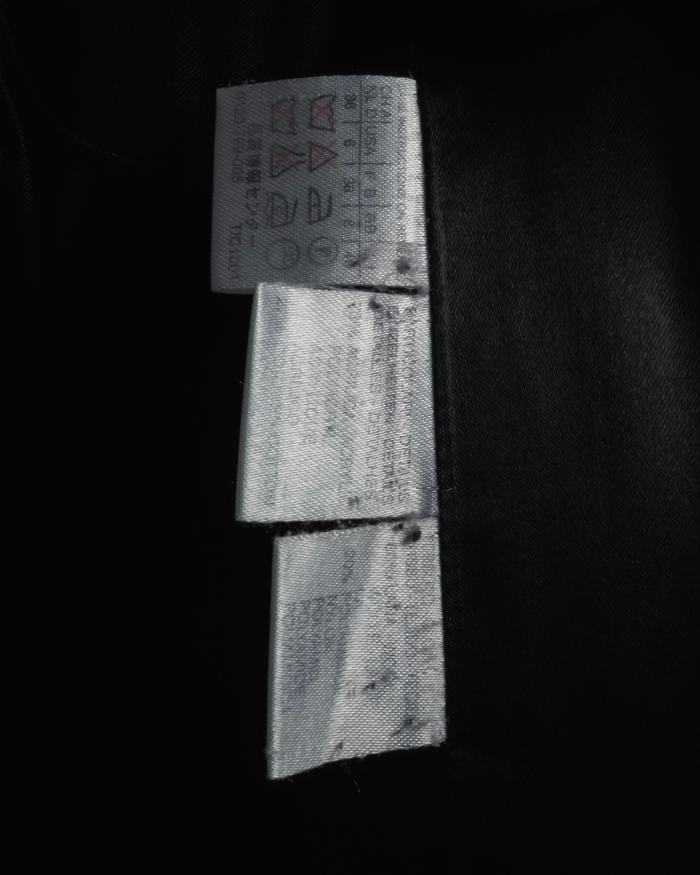 Abrigo con cuello de piel súper largo de los años 90-00 de MAX&Co.