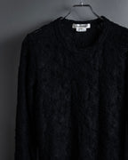 "COMME des GARCONS" 20SS Floral motif lace pullover