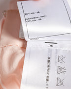 CHANEL/ 2011〜2012 Feather designed Silk Short Skirt Pink