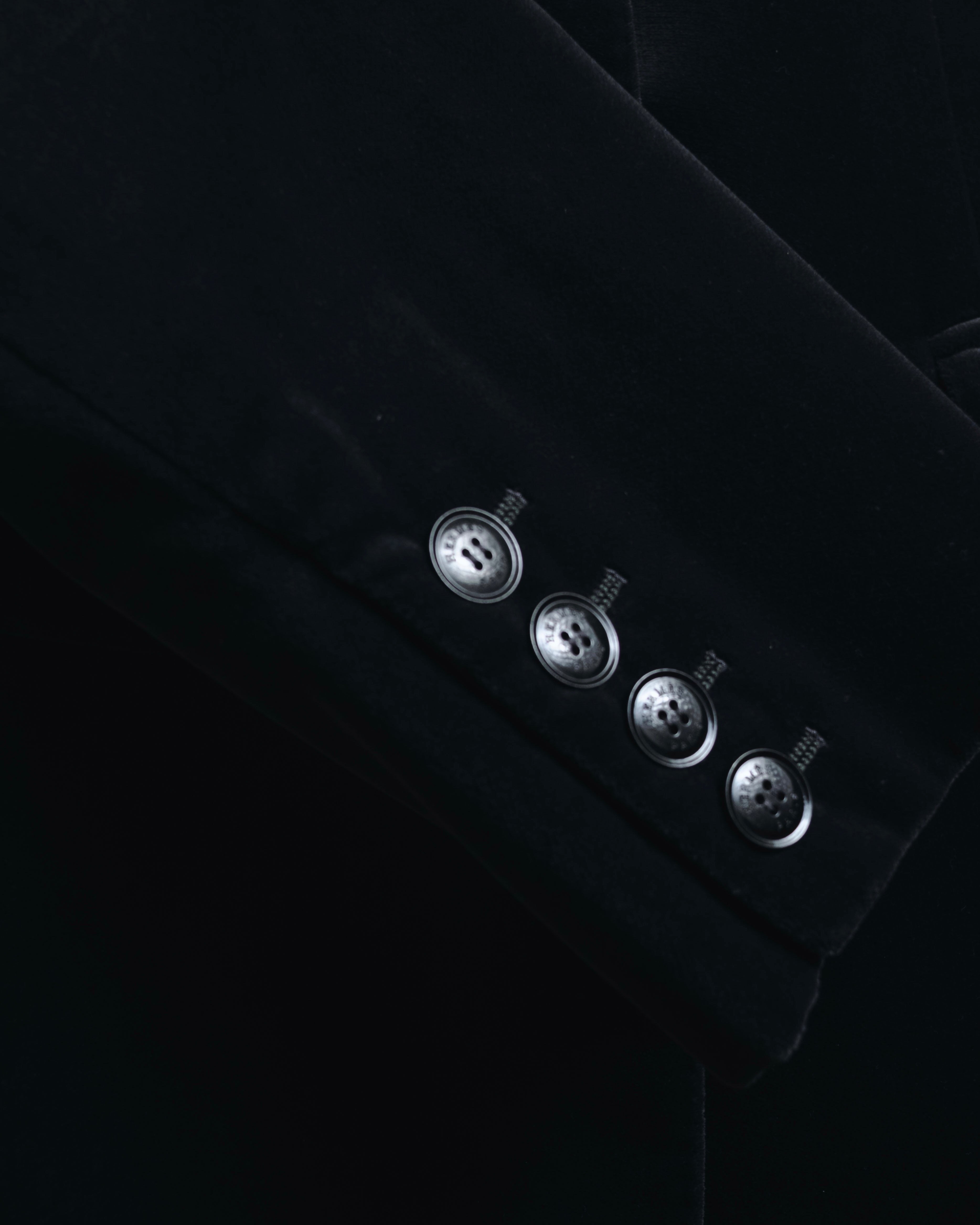 –SPECIAL– "HERMES"
00’s Velvet switchinglamb leather collar special tailored jacket