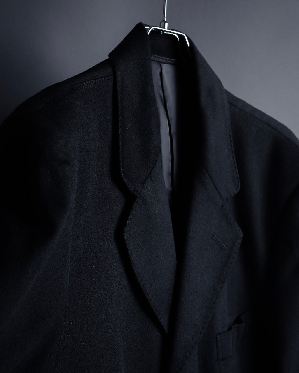 "PIERRE BALMAIN" Classic tailoring 100% cashmere chester coat
