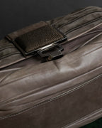 "BALENCIAGA" Three-way chain leather shoulder bag