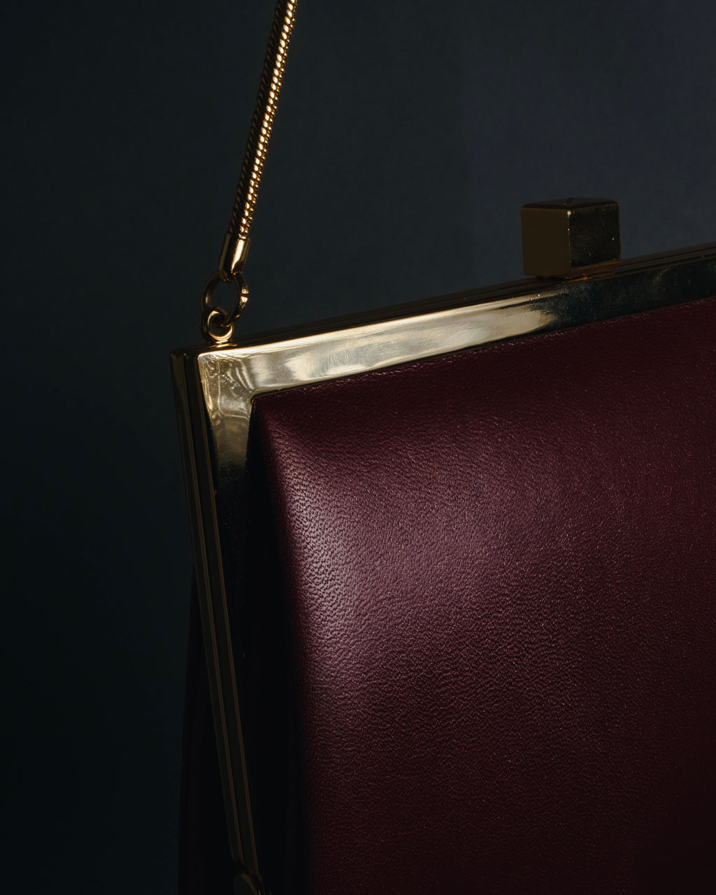 "BURBERRY" 00’s Framed chain formal bag