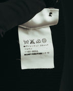 “VALENTINO ROMA” 00’s-10’s Rib knit frilled cardigan