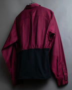 "JEAN PAUL GAULTIER FEMME"
 Waist different material switching design shirt