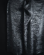 "Christian Dior" 80’s-90’s Burnout velvet arabesque logo stole