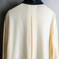 "Christian Dior" 100% silk emblem engraved cleric shirt