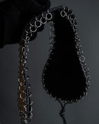 "LOEWE" Ring design leather corset necklace