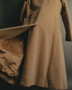“MaxMara” 90’s-00’s Angora blend double breasted long coat