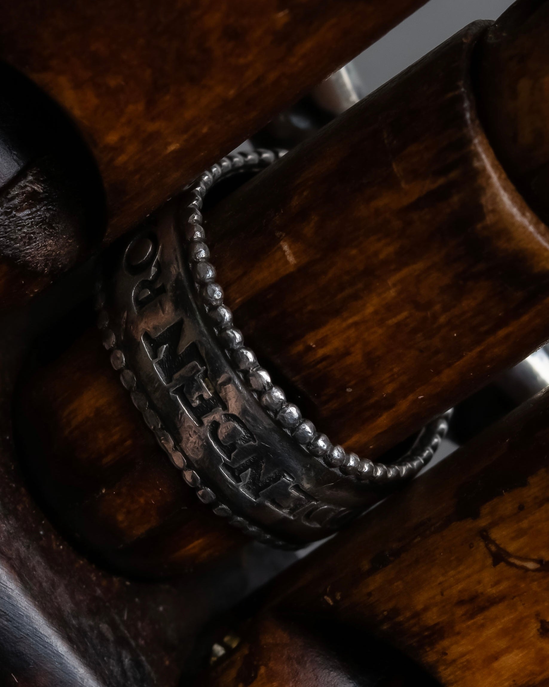 "GUCCI" Anger forest collection silver bullhead motif ring