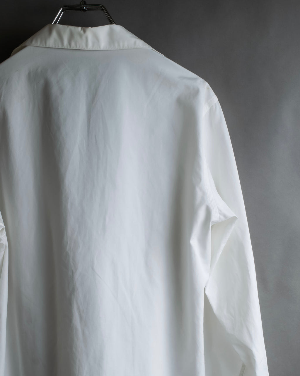 "YOHJI YAMAMOTO" 12SS Folded front panel cotton shirt