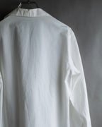 "YOHJI YAMAMOTO" 12SS Folded front panel cotton shirt