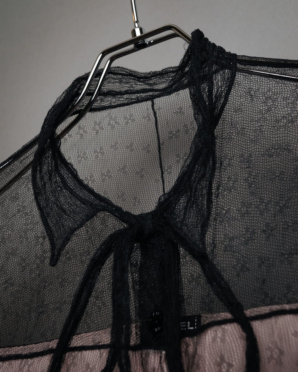 -SPECIAL- “CHANEL” 2014-2019 Sheer lace bow blouse