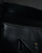 “Salvatore Ferragamo” 90's–00's Gancini leather handbag