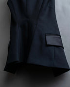 "MCQ Alexander McQueen" Flared silhouette cutting design tailored gilet