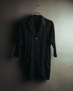 "i wish Y's bis" late 80's-90's Relaxed linen cotton long jacket