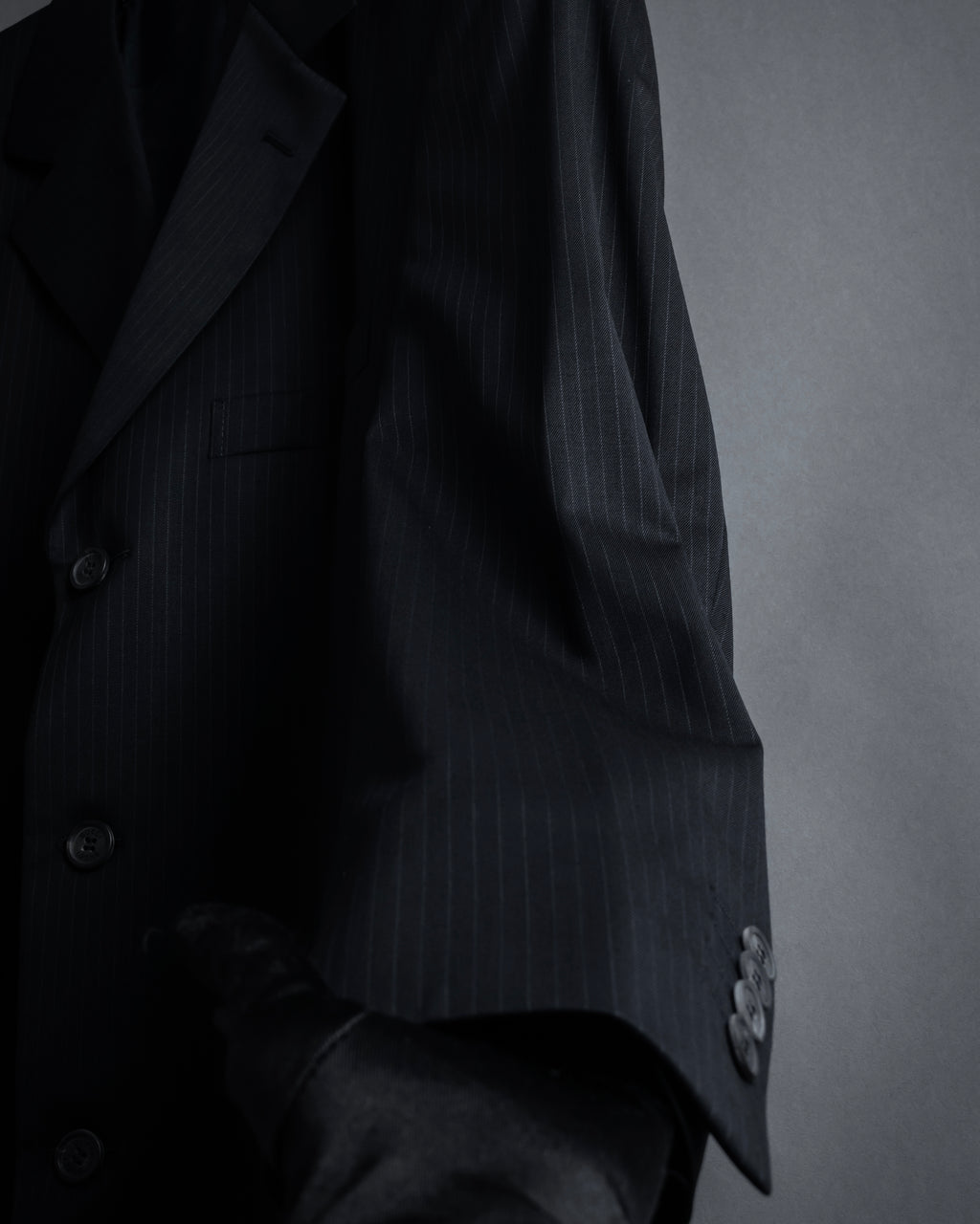 "GUCCI" 90's Elegant suiting pinstripe set up