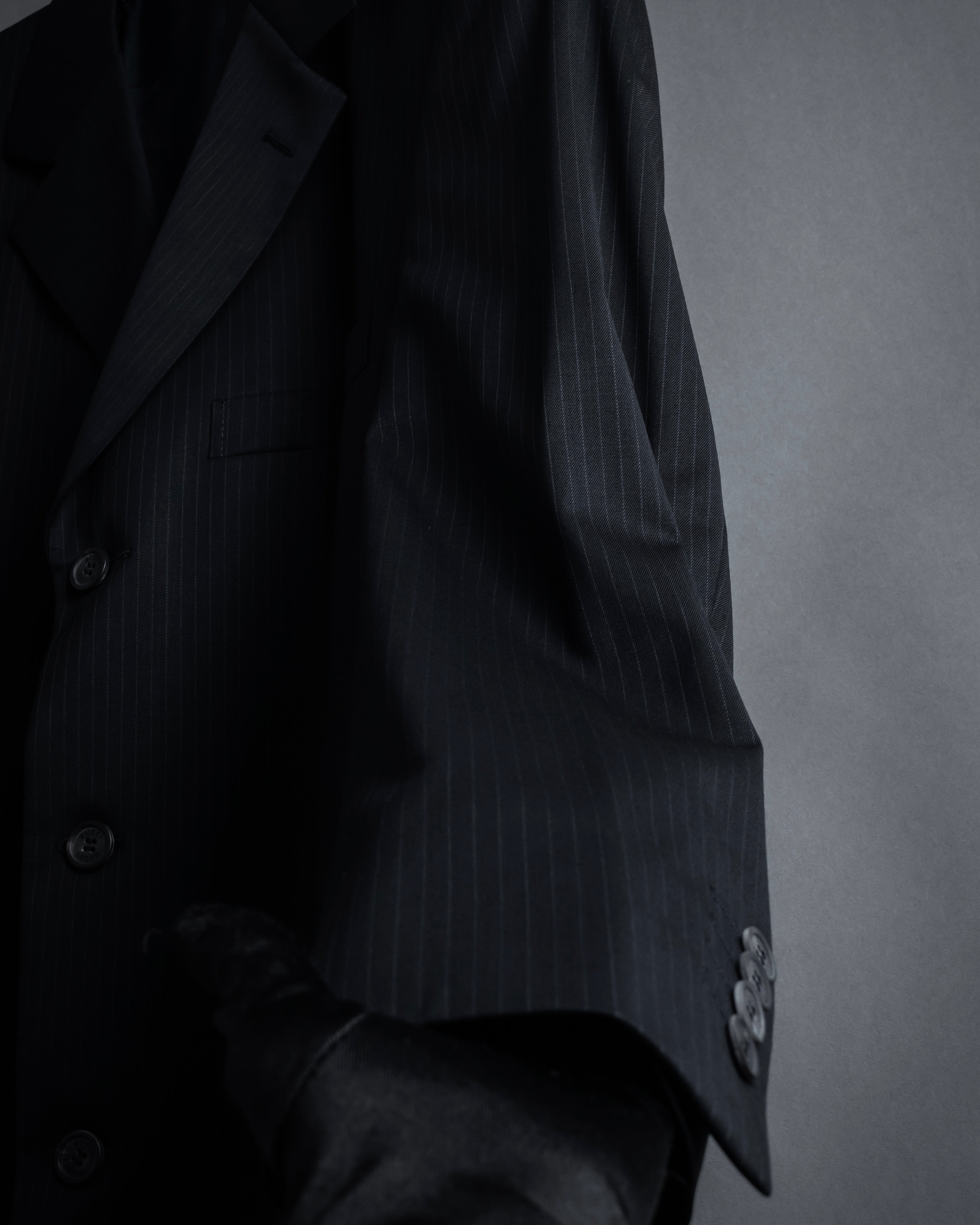 "GUCCI" 90's Elegant suiting pinstripe set up