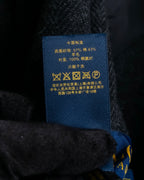 "POLO Ralph Lauren" Herringbone weave charcoal gray tailored jacket