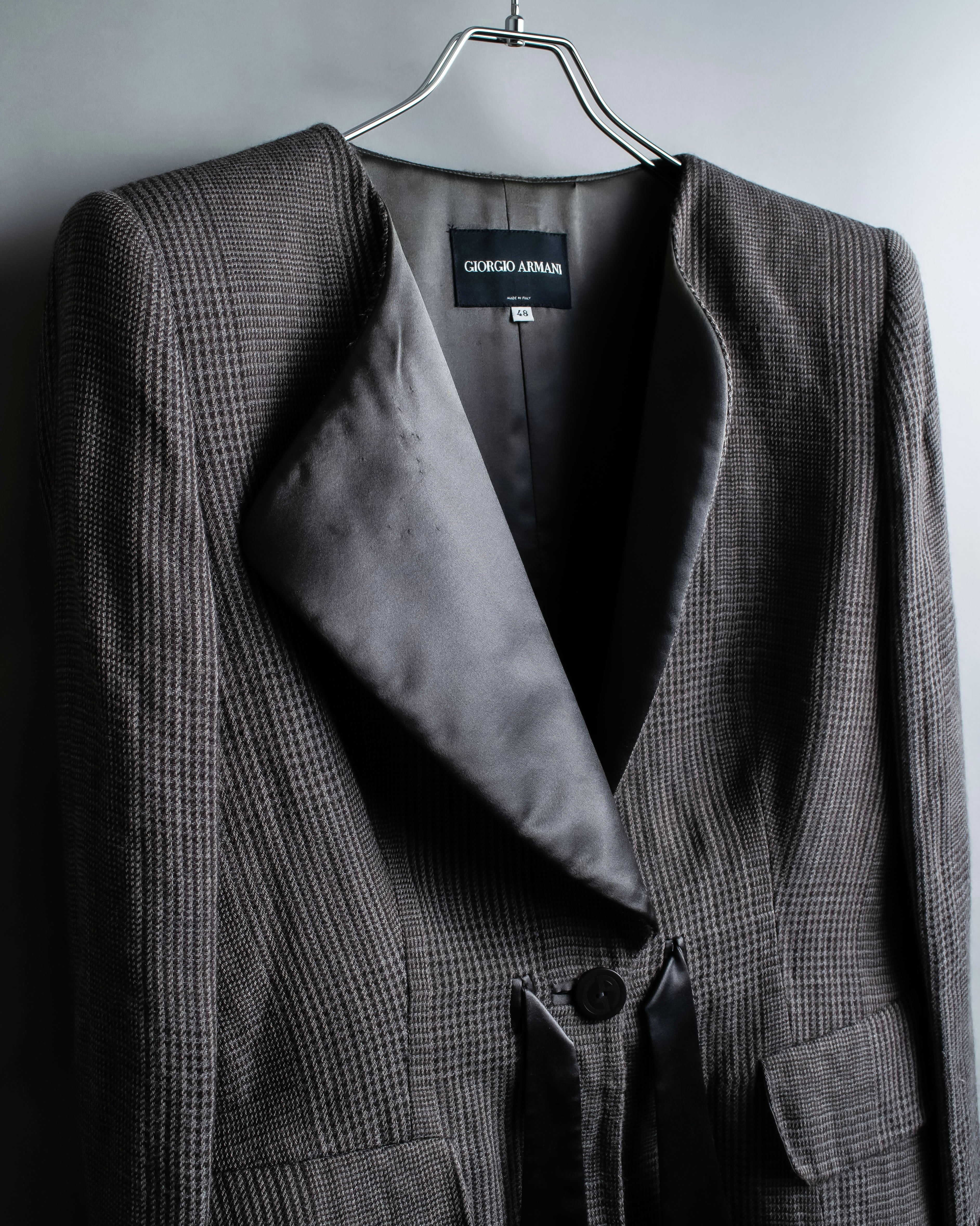"GIORGIO ARMANI" Drawstring tailored jacket