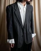 "COMME des GARCONS HOMME" 03SS fine all-over pattern cotton tailored jacket