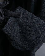 "Vintage fur collar chester coat"