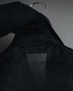 "LOEWE" 2014AW Sheer embroidered shirt