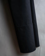 "US navy inspired lace back wide sailor pants"