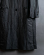 "Acne Studios" Antique design long striped coat