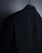 "YVES SAINT LAURENT" Strongly tailored shaped wool set up