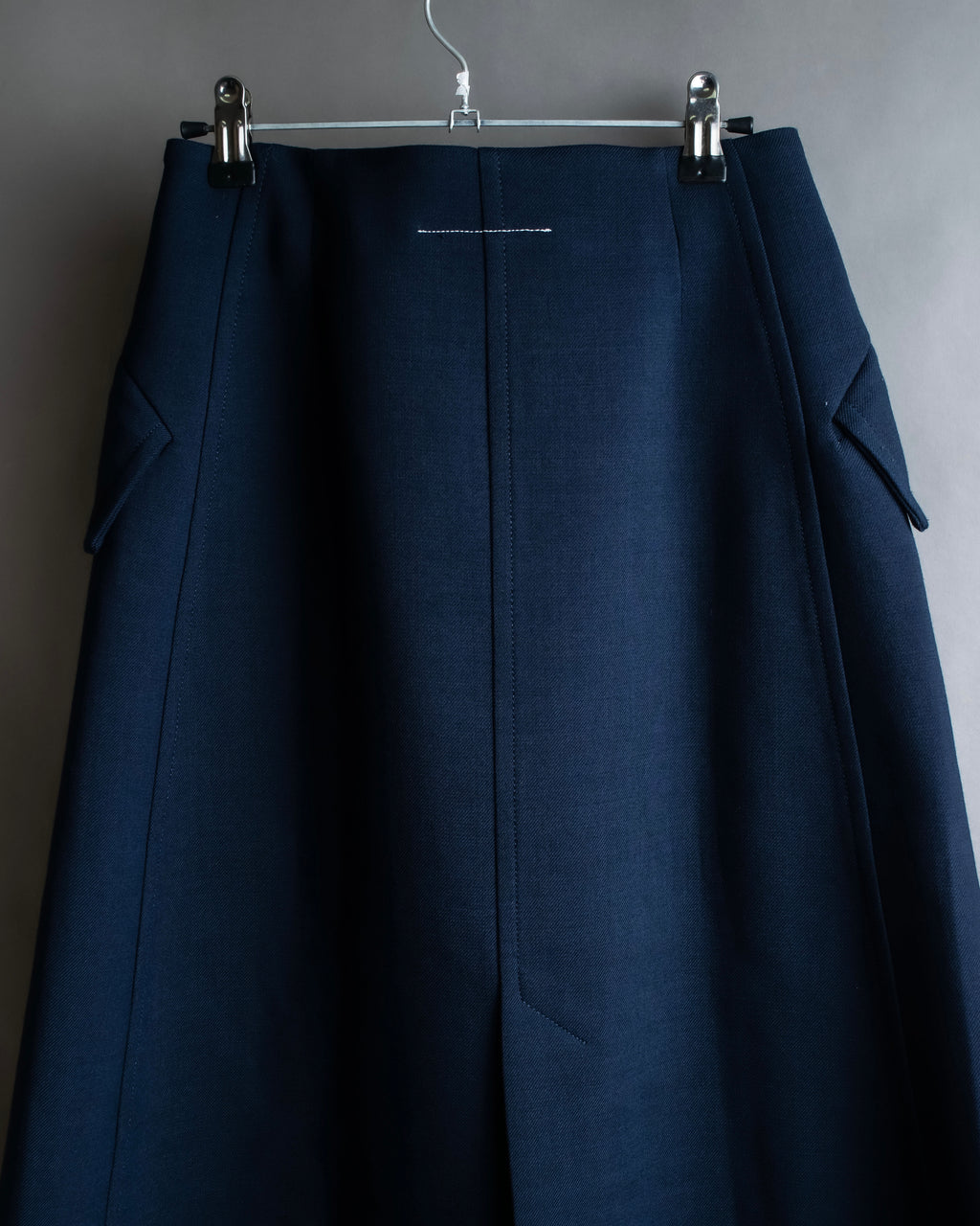 "MM6 MAISON MARGIELA" 20SS Beautiful navy trench skirt