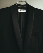 -SPECIAL- “Saint Laurent” 2012-2016 Single-button satin-lapel wool jacket