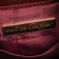 "Cartier" Drawstring design bordeaux color shoulder bag