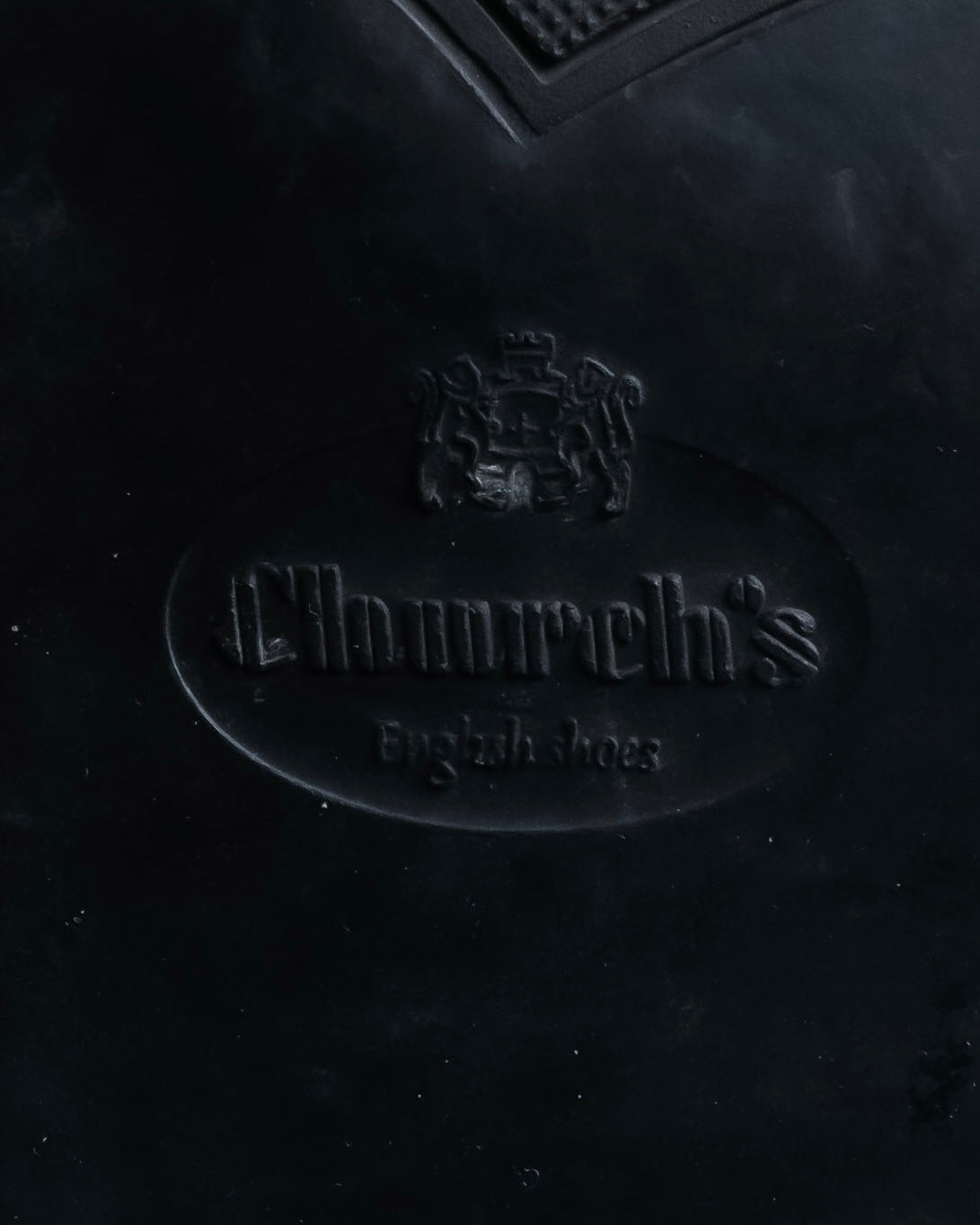 "Church's" Silver stud design wingtip derby shoes